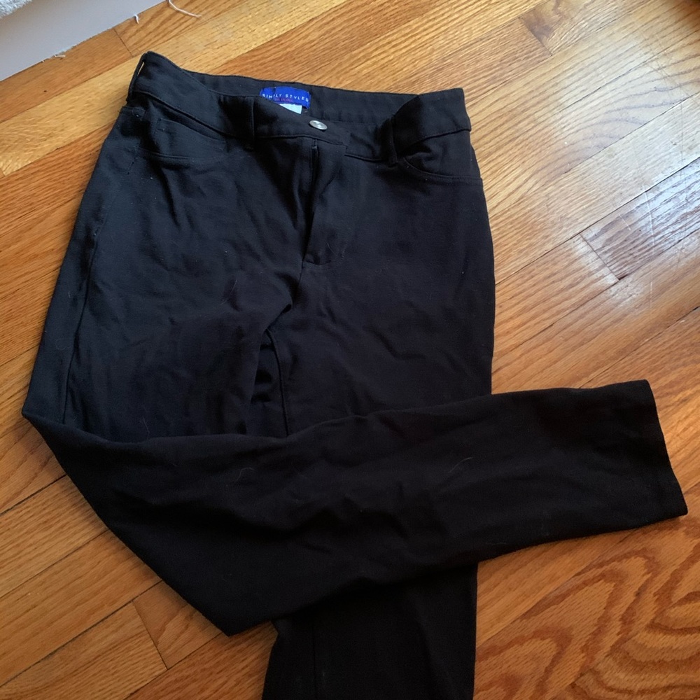 Black work pants. Soft and stretchy